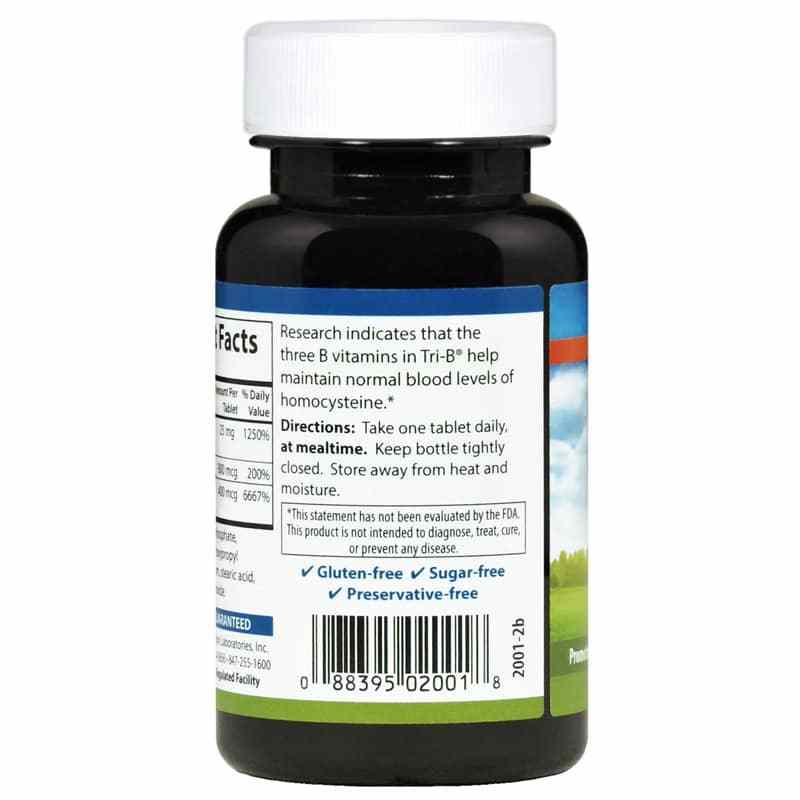 Tri-B Vitamin B Complex, Carlson Labs